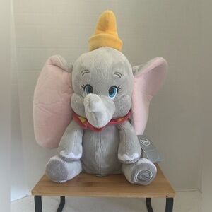 NWT Disney Store Genuine Original 14” Dumbo Plush Stuffed Toy! Super Soft!
